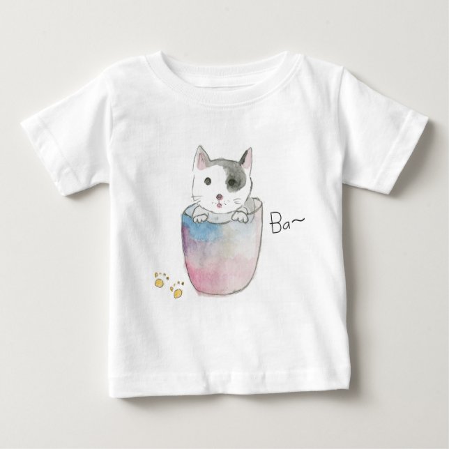 Welcome to the Naughty Cat Baby T-Shirt (Front)