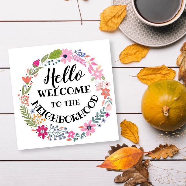 welcome to the neighbourhood new home card (Creator Uploaded)