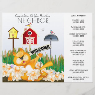 Welcome To The Neighbourhood   New Home Flyer