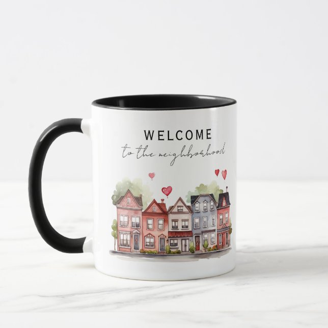 Welcome to the Neighbourhood New Homeowner  Mug (Left)