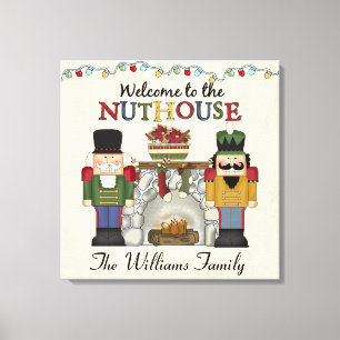 Welcome to the NUTHOUSE Personalised Canvas Print