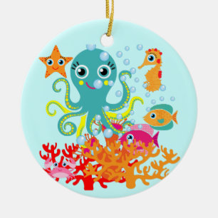 Welcome to the Ocean Ceramic Tree Decoration