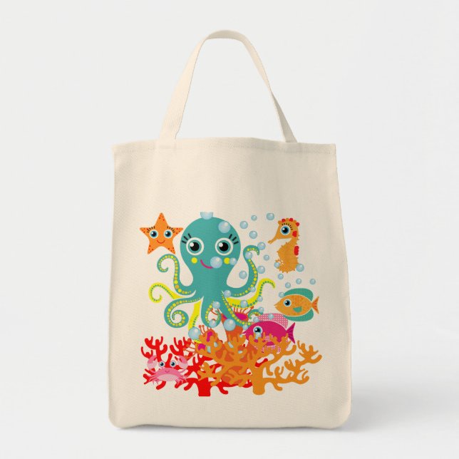 Welcome to the Ocean Tote Bag (Front)
