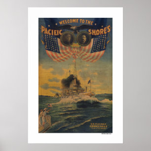 Welcome to the Pacific Shores. FlagshipConnecticut Poster