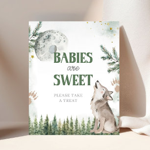 Welcome to The Pack Forest Wolf  Baby are Sweet Poster
