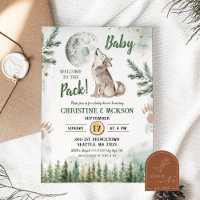 Welcome to The Pack Forest Wolf Baby Shower