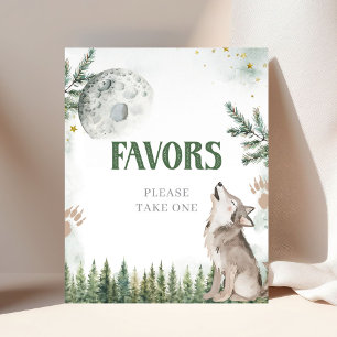 Welcome to The Pack Forest Wolf Poster