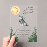 Welcome to the pack! Wolf Baby Shower