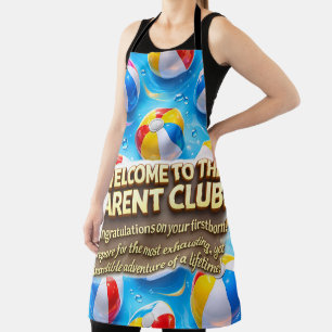 Welcome to the parent club congratulations first b apron