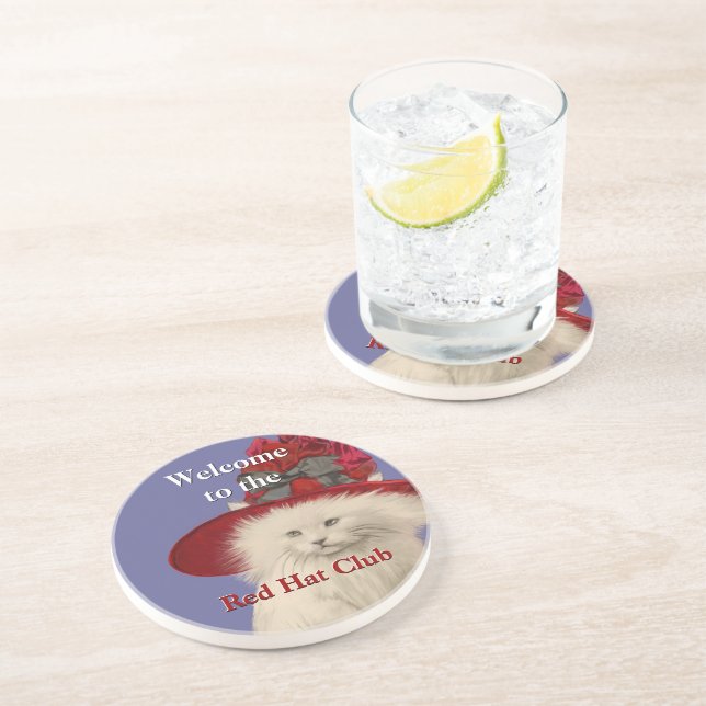 welcome to the Red Hat Club Coasters (Side)