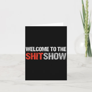 Welcome to The Show _ Profanity Humour Card