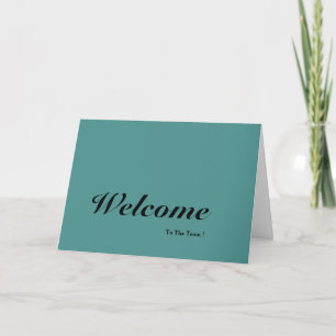 Welcome To The Team Card