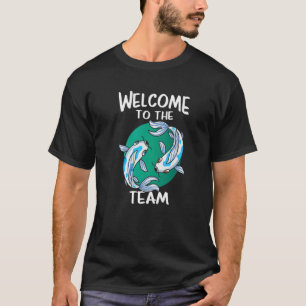 Welcome to the Team Koi Fish Yin and Yang T-Shirt