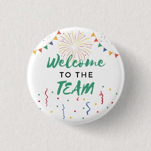 Welcome to the Team New Employee Job Welcoming Cho 3 Cm Round Badge