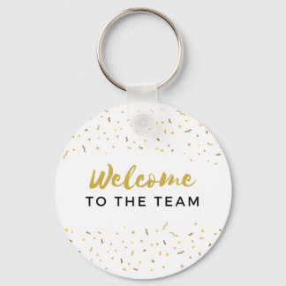 Welcome to the Team New Employee Job Welcoming Key Ring