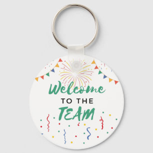 Welcome to the Team New Employee Job Welcoming Key Ring