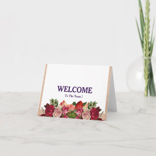 Welcome To The Team Postcard