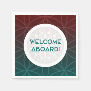 welcome to the team sacred geometry napkin