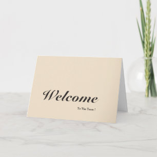 Welcome To The Team White Postcard