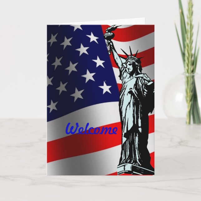 Welcome to the U.S.A. Card (Front)
