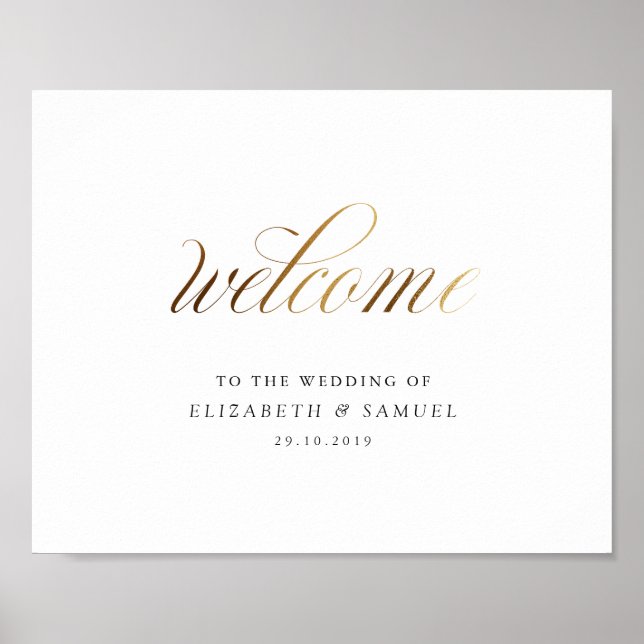 Welcome to the wedding sign (Front)