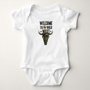 Welcome to the Wild West Baby Outfit – Cute Cowboy Bodysuit