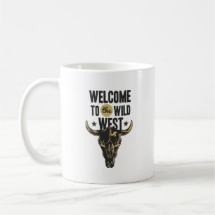 Welcome to the Wild West Western Cowgirl Coffee Mug