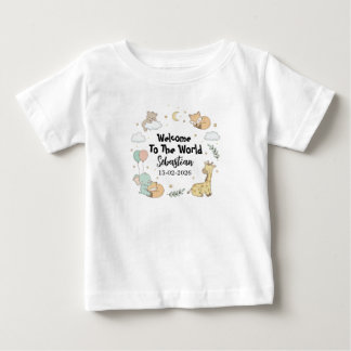 Welcome To The World Sebastian Baby T-Shirt