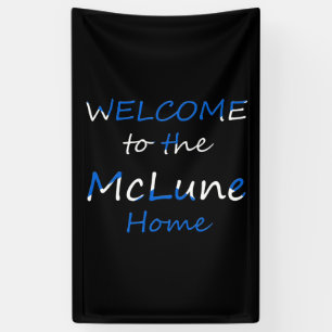 Welcome to the YourName Home Scottish Flag v bnrcn Banner