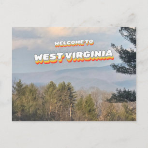 Welcome to West Virginia Postcard
