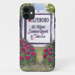 Welcome to Wolfeboro NH Sign Case-Mate iPhone Case