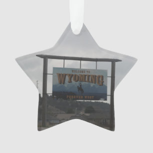 Welcome to Wyoming Ornament