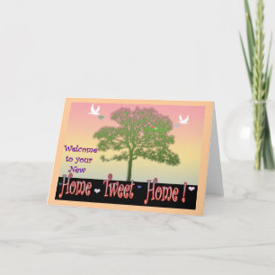 Welcome to Your New Home card