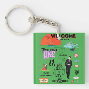 WELCOME TRAVEL AGAIN KEY RING