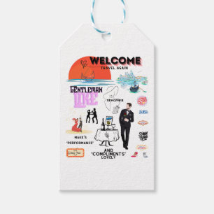 WELCOME TRAVEL AGAIN KLEINE GESCHENKTÜTE GIFT TAGS