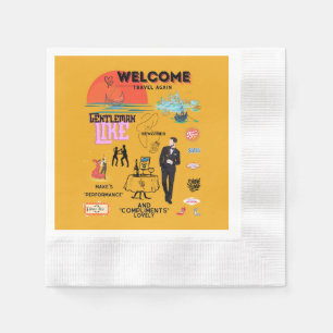 WELCOME TRAVEL AGAIN NAPKIN
