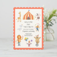 Welcome Two the Circus Baby Shower