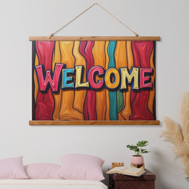 WELCOME Wall Tapestry (Bedroom)