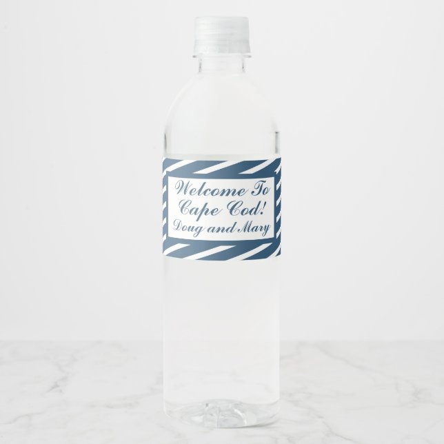 Welcome Water Bottle Label (Front)