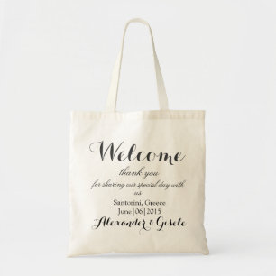 Welcome Wedding Guest Gift Tote Bag