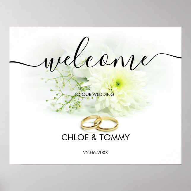 Welcome wedding signs Banner (Front)