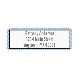 Welcome Wee Baby Return Address