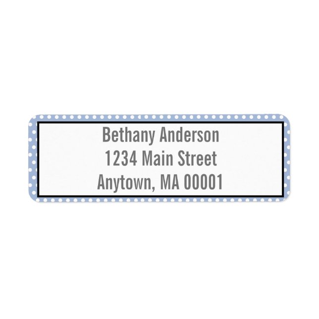 Welcome Wee Baby Return Address (Front)
