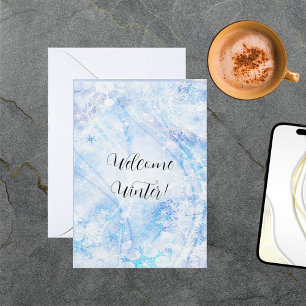 Welcome Winter Greeting Card