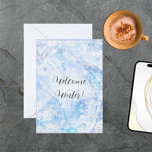 Welcome Winter Greeting Card (Creator Uploaded)