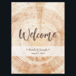 Welcome Wood Grain Rustic Wedding Program  Programme<br><div class="desc">Welcome your guests in style with our charming Welcome Wood Grain Rustic Wedding Program. These customisable programs not only greet your attendees but also provide them with all the essential details about your ceremony and wedding party. Personalise the programs with the names of the couple, wedding date, program details, and...</div>