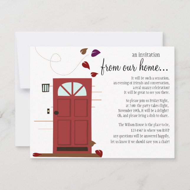 WElcoming Doors Invitation (Front)