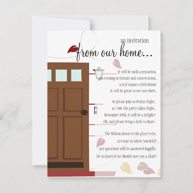 WElcoming Doors Invitation (Front)