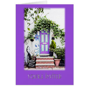 Welcoming Doorway in Purple