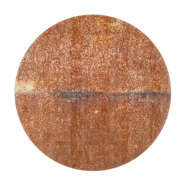 Welded old metal, rust texture. cutting board (Front)